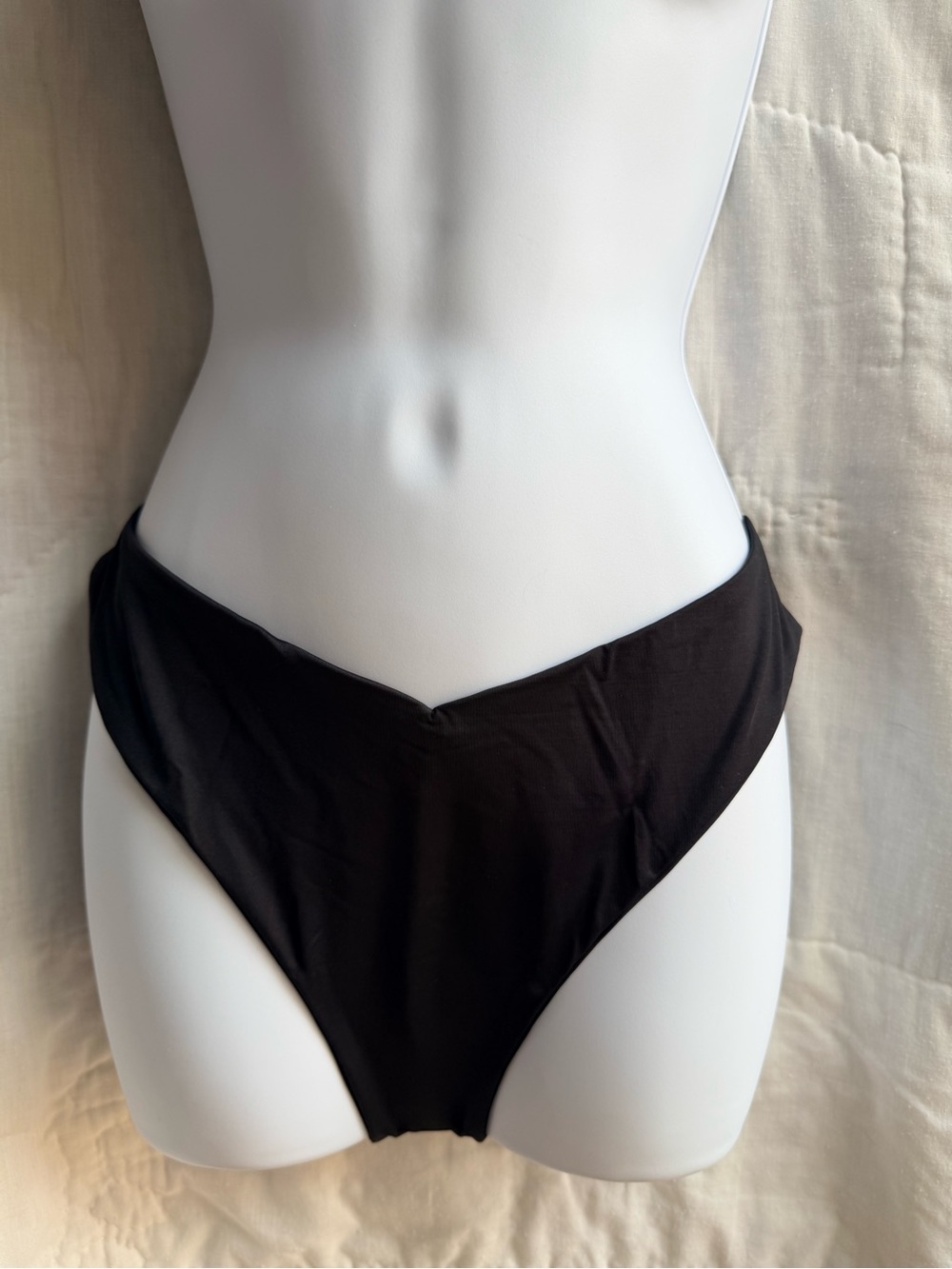 l*space Black High-Cut Bikini Bottom